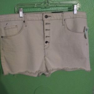 High Rise Denim Shorts for women